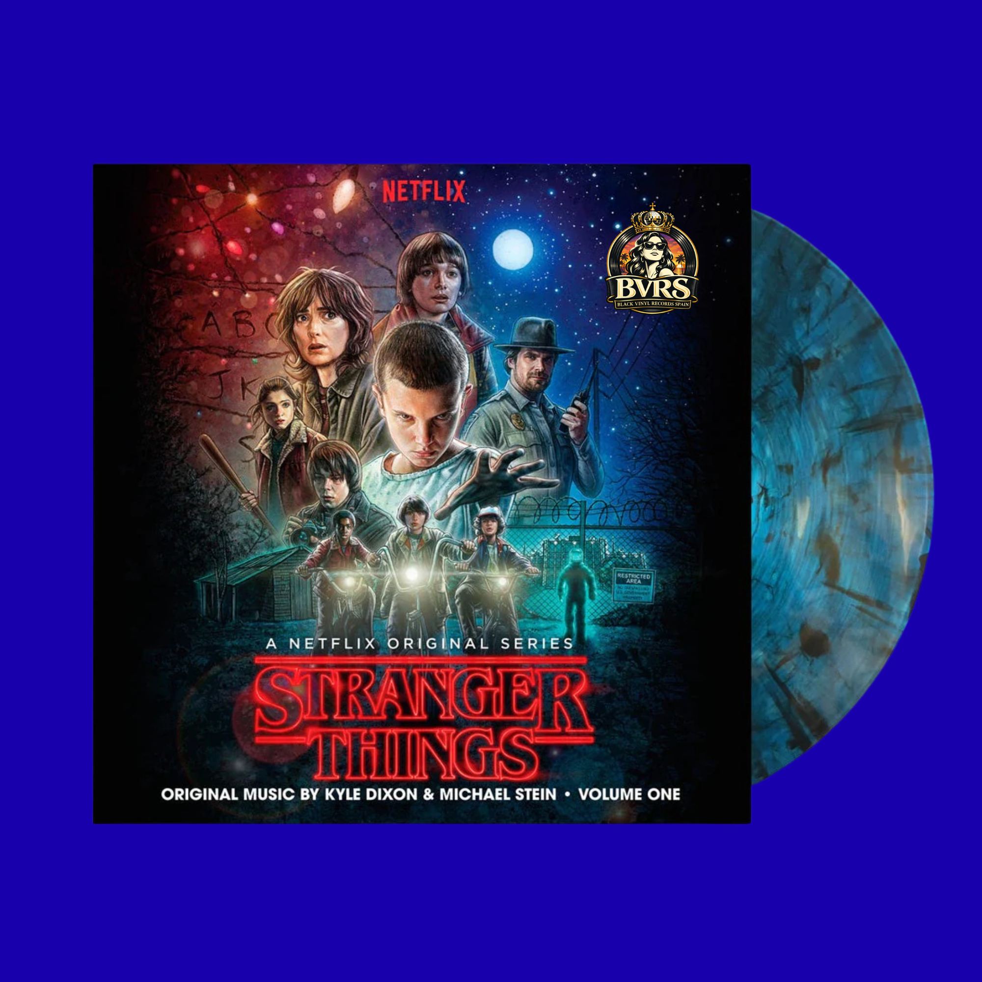 Stranger Things - Volume One (A Netflix Original Series) 2LP Upside Down Inter-Dimensional Blue IMPORT SEGUNDA MANO - Black Vinyl Records Spain