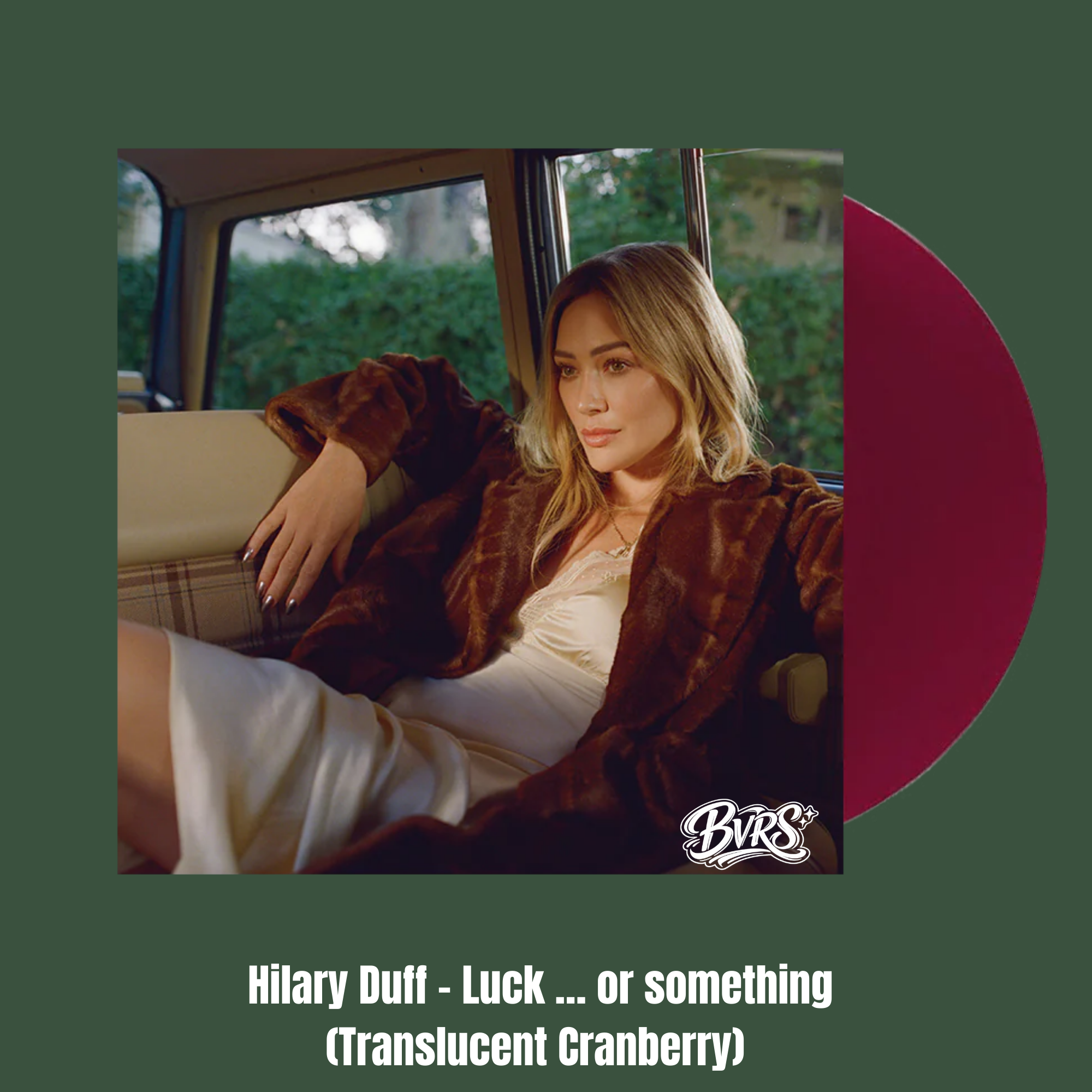 Hilary Duff - luck...or something (Translucent Cranberry) LP USA Import - Black Vinyl Records Spain