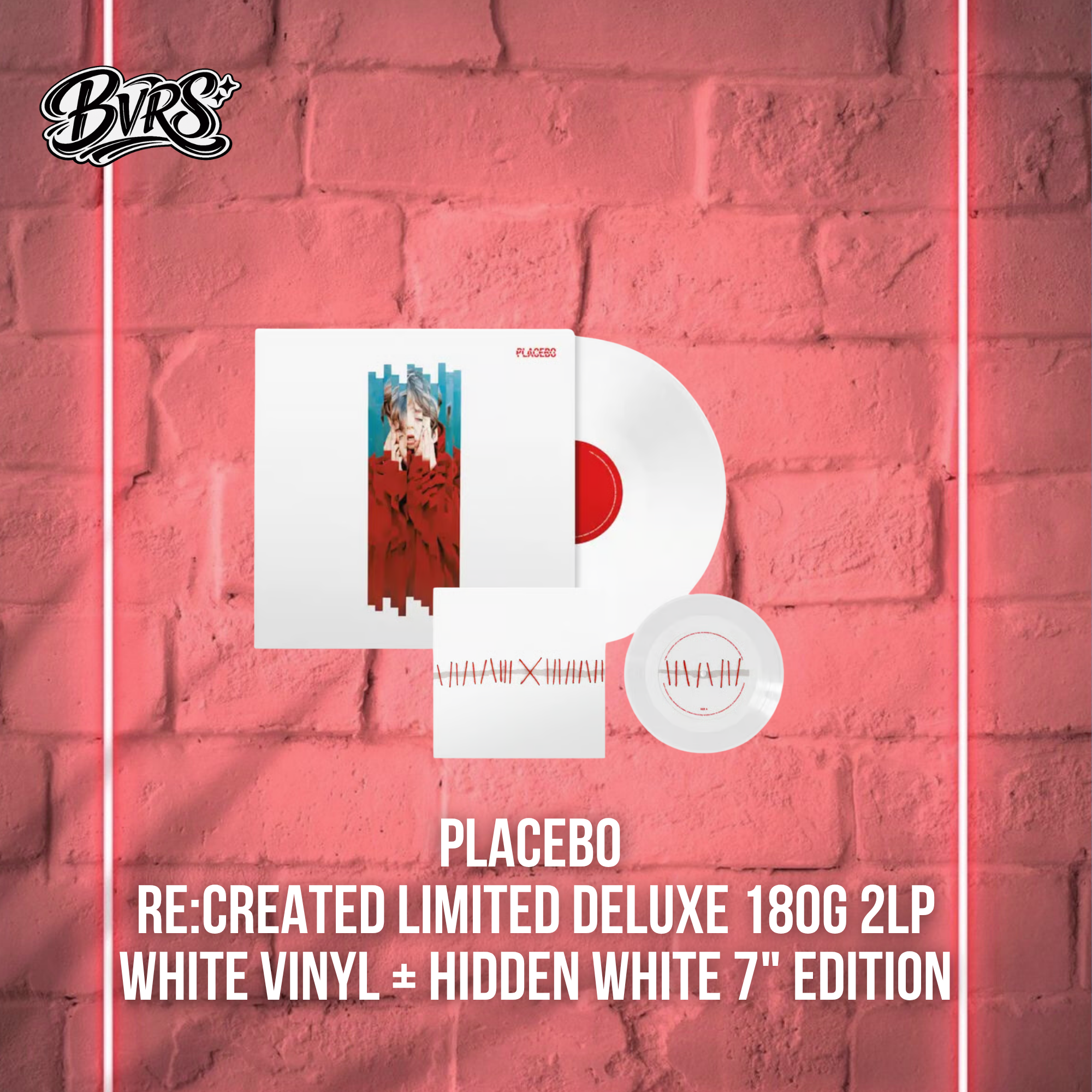 Placebo – RE:CREATED | Limited Deluxe Edition | LP 180g White Vinyl + Hidden White 7" - Black Vinyl Records Spain