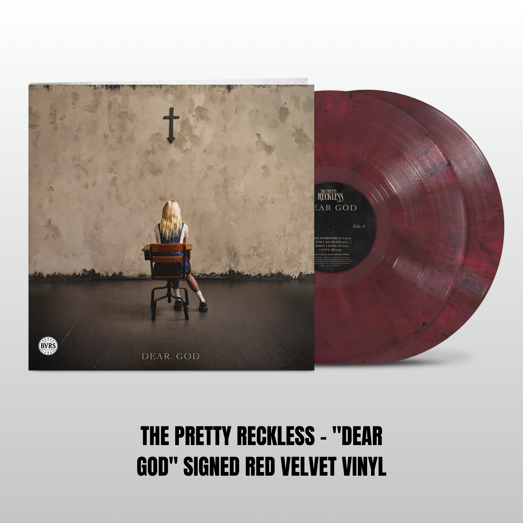 The Pretty Reckless - Dear God SIGNED Red Velvet Vinyl UK Import - Black Vinyl Records Spain