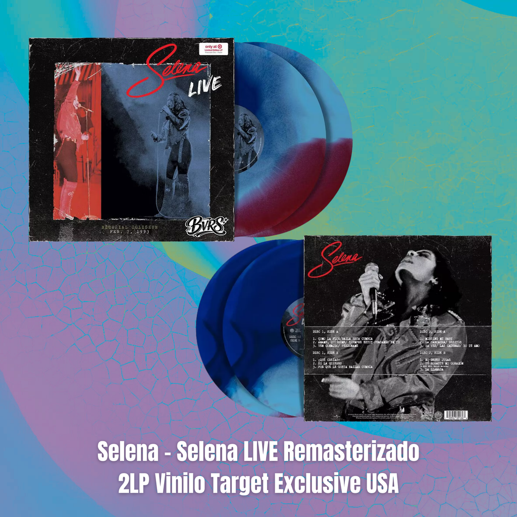 Selena - Selena LIVE Remasterizado 2LP Vinilo Target Exclusive USA