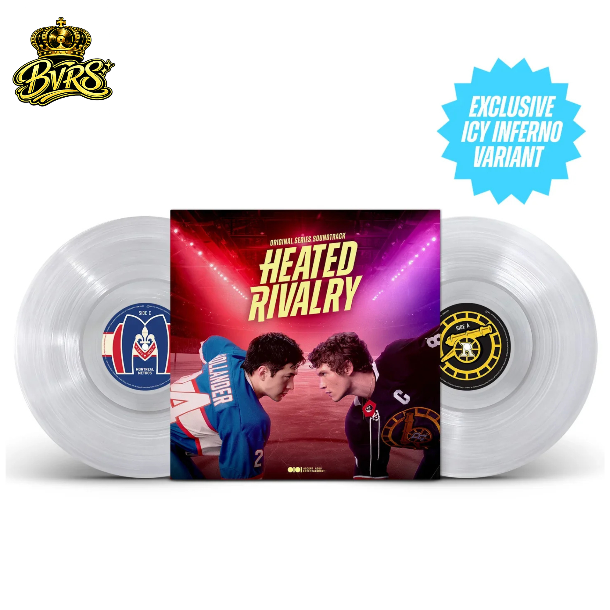 Various Artists - Heated Rivalry (Original Series Soundtrack) - Exclusive Icy Inferno Variant USA/CANADA - Black Vinyl Records Spain
