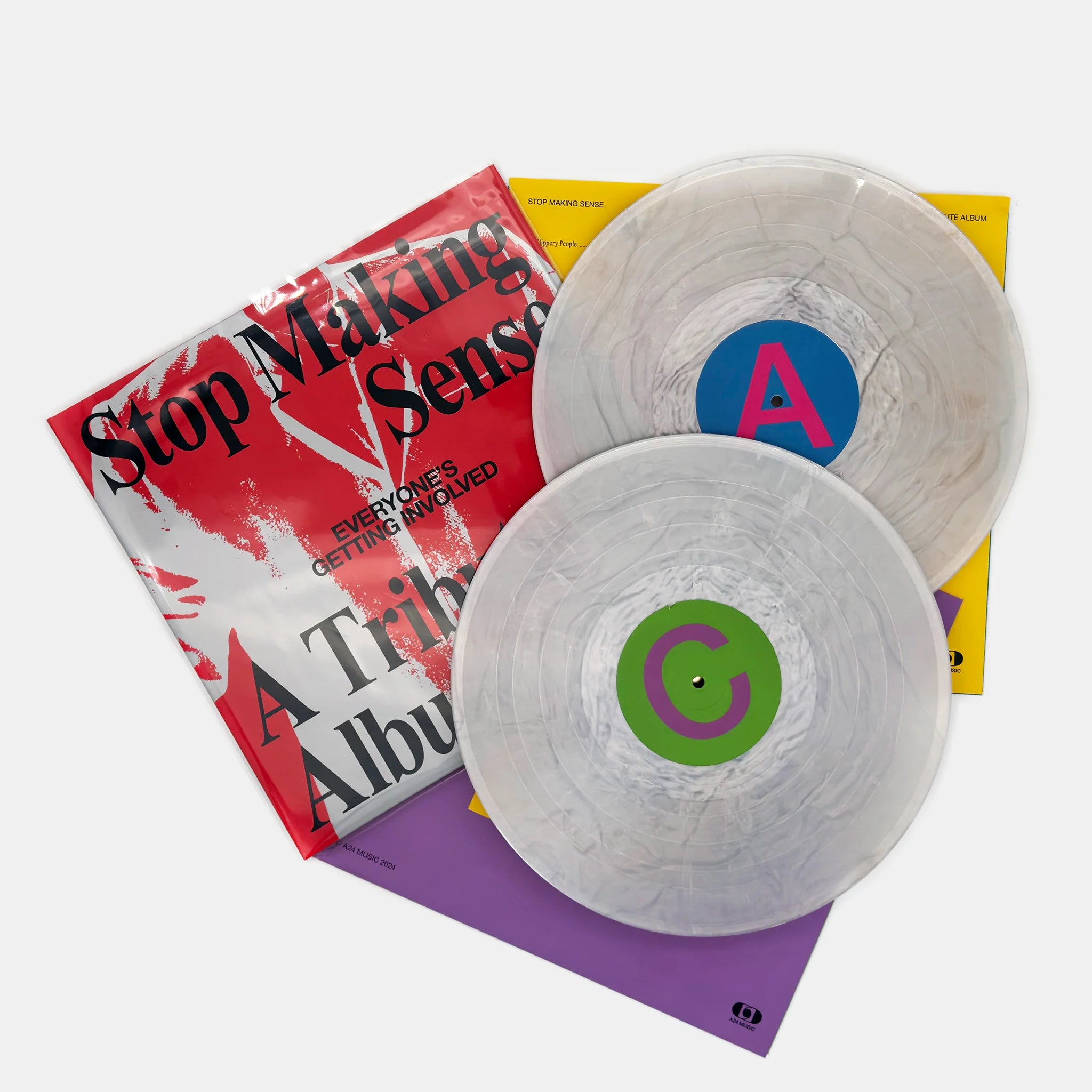 Various Artists - Everyone’s Getting Involved: A Tribute To Talking Heads’ Stop Making Sense (Big Suit Silver Vinyl 2LP) - Black Vinyl Records Spain