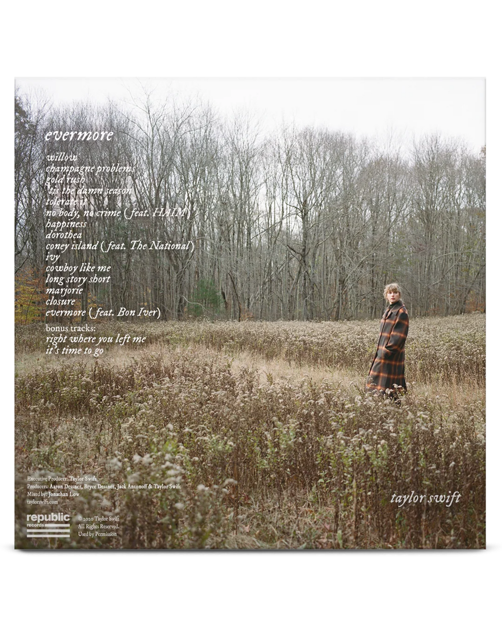 Taylor Swift – Evermore (Deluxe Version) (Opaque Green Vinyl 2LP)