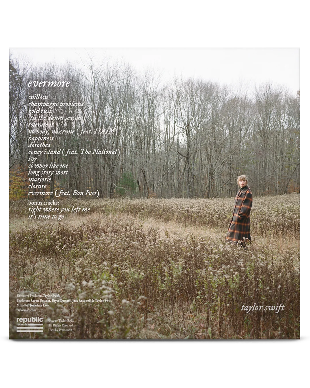 Taylor Swift – Evermore (Deluxe Version) (Opaque Green Vinyl 2LP)