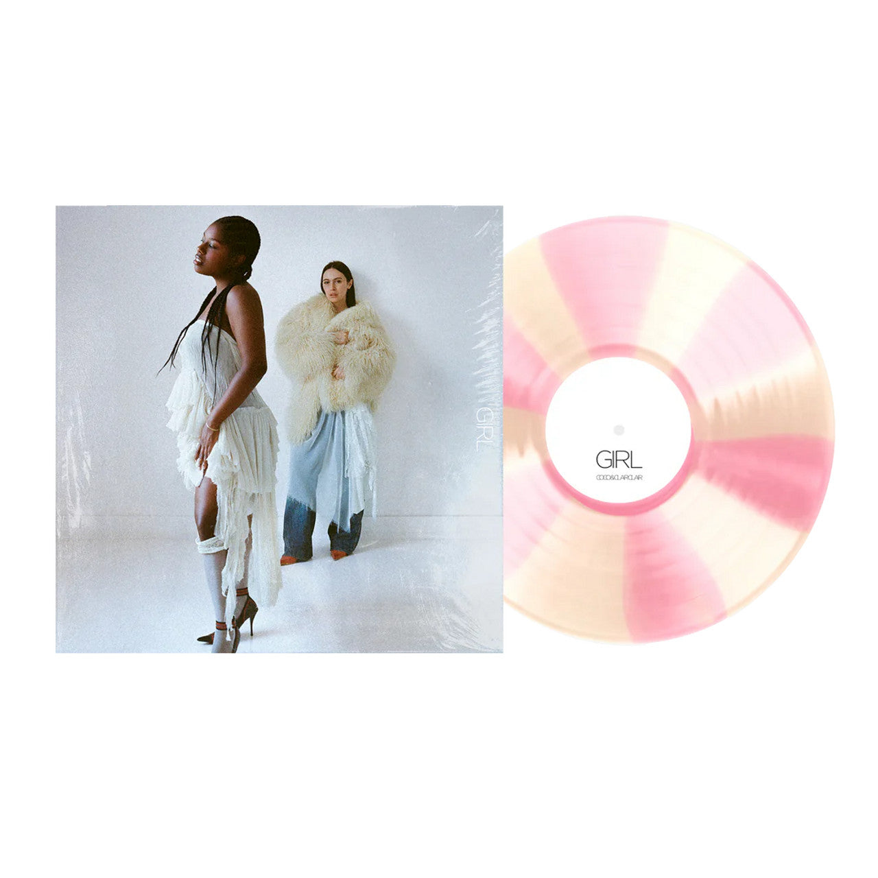 Coco & Clair Clair - Girl White & Pink Cornetto Vinyl Edition - Black Vinyl Records Spain