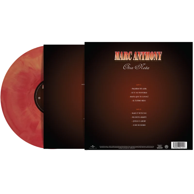 Marc Anthony - Otra Nota (Galaxy Fire Vinyl LP) - USA IMPORT