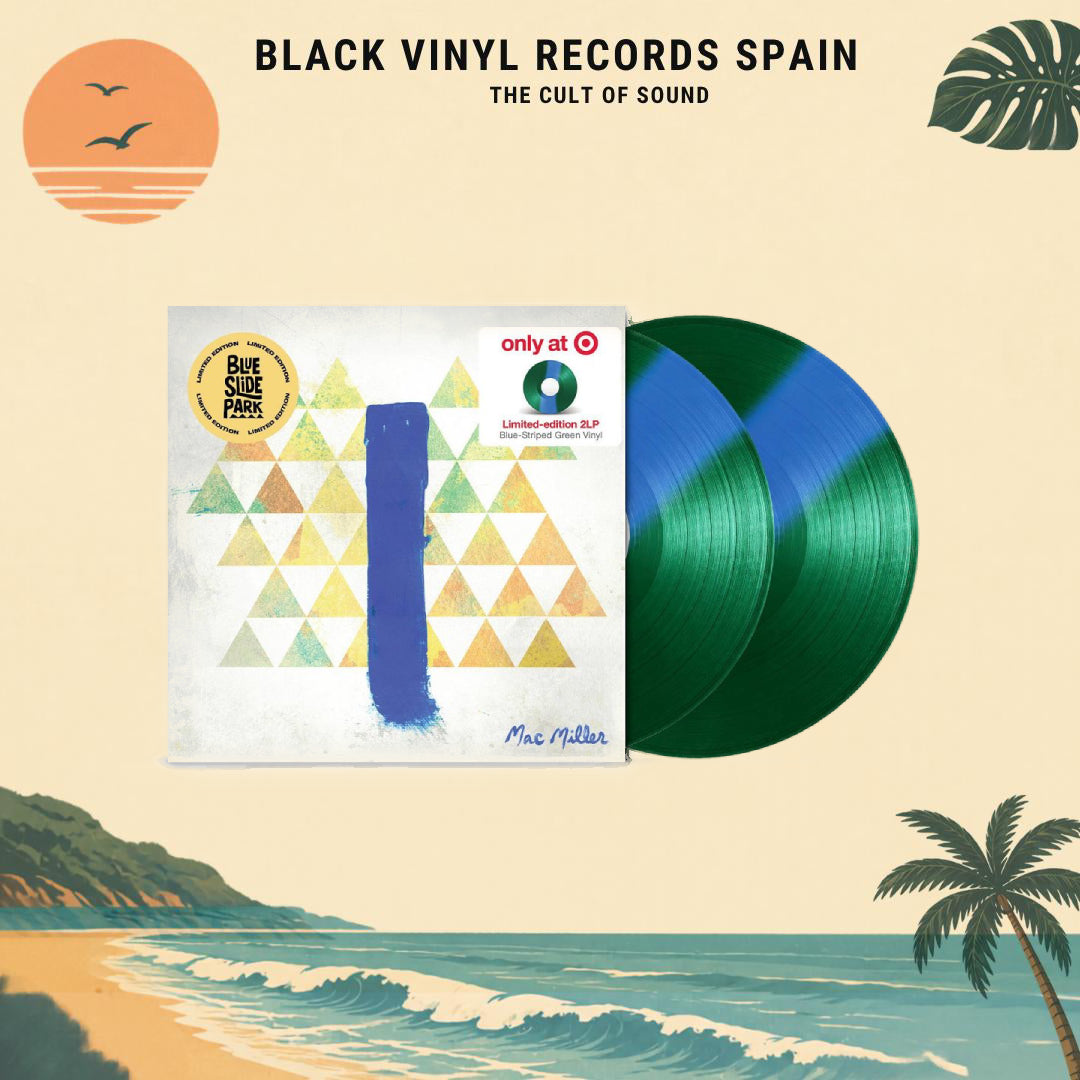 Mac Miller: Blue Slide Park 2LP (Edición Limitada Vinilo Verde con Franja Azul)
