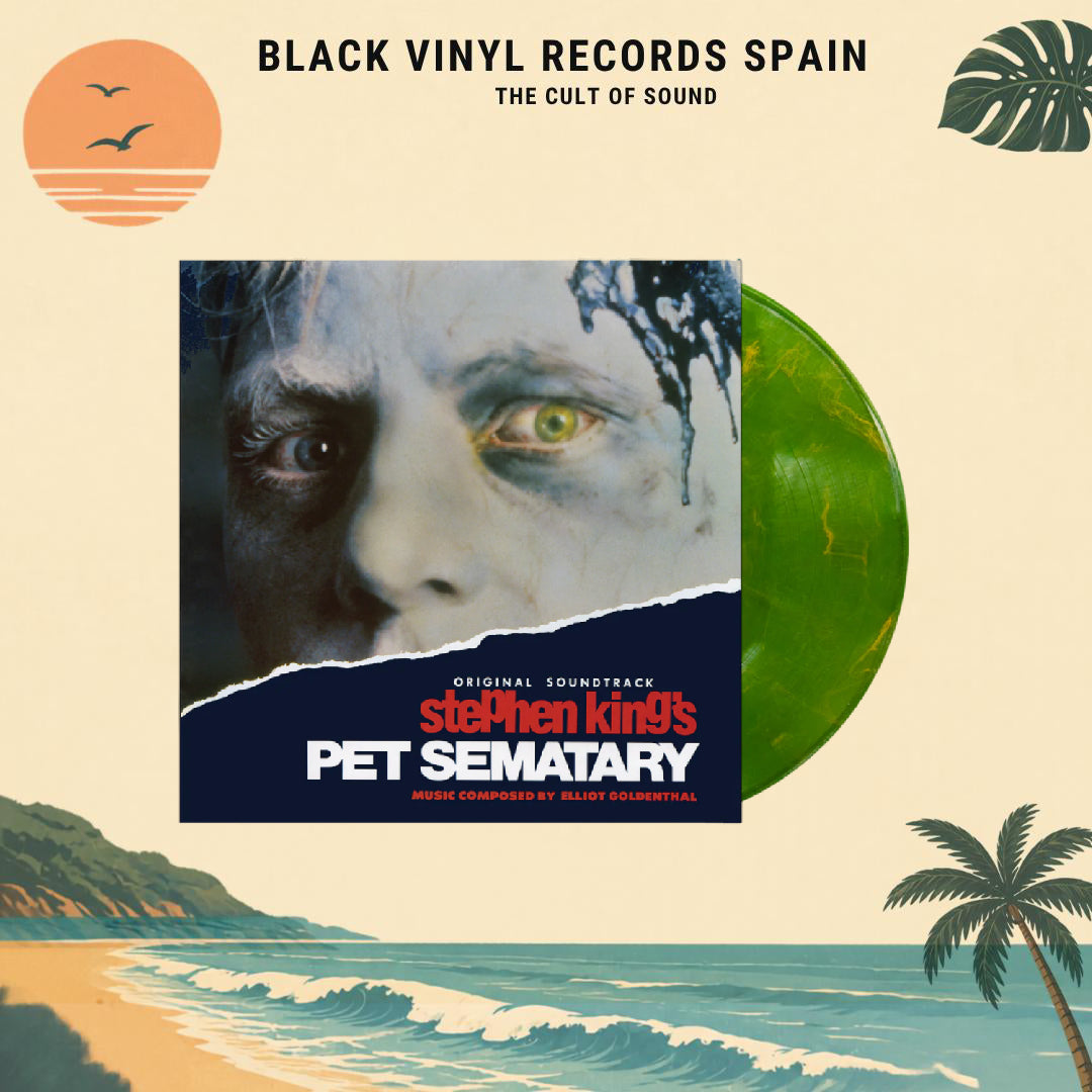 Elliot Goldenthal: Pet Sematary - OST (Neon Green With Orange Swirl Dead Catseye Vinyl) LP