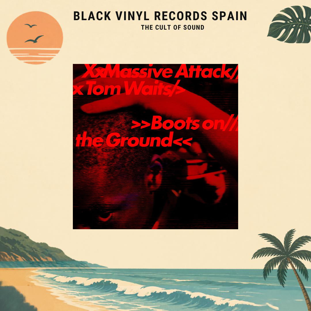 Massive Attack & Tom Waits - Boots on the Ground (Limited Random Red, White and Blue Mix EcoSonic Record Edition)