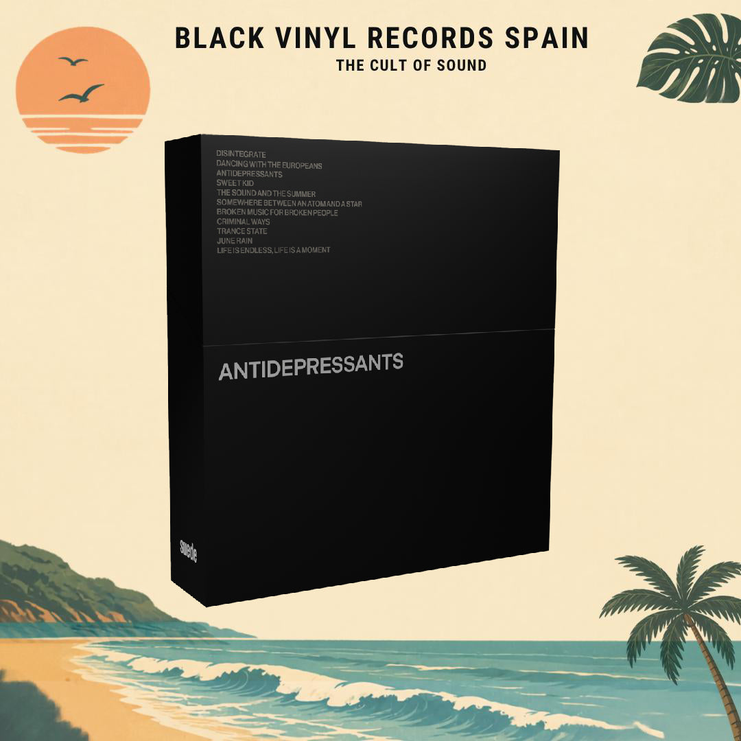 Suede – Antidepressants (Box Set: 2LP Black Vinyl + CD Deluxe + Patch + Fanzine + Tote Bag)