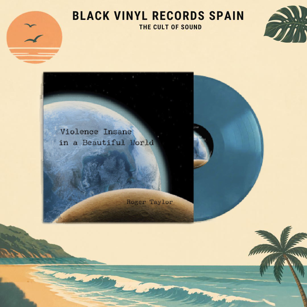 Roger Taylor – Violence Insane In A Beautiful World (Blue Vinyl)