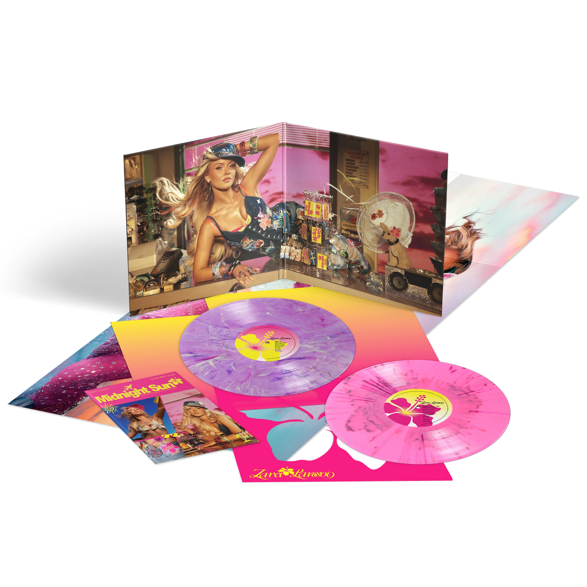 Zara Larsson - Midnight Sun: Girls Trip (Swedish Sunset Pink Splatter & Purple Marble Vinyl 2LP) USA