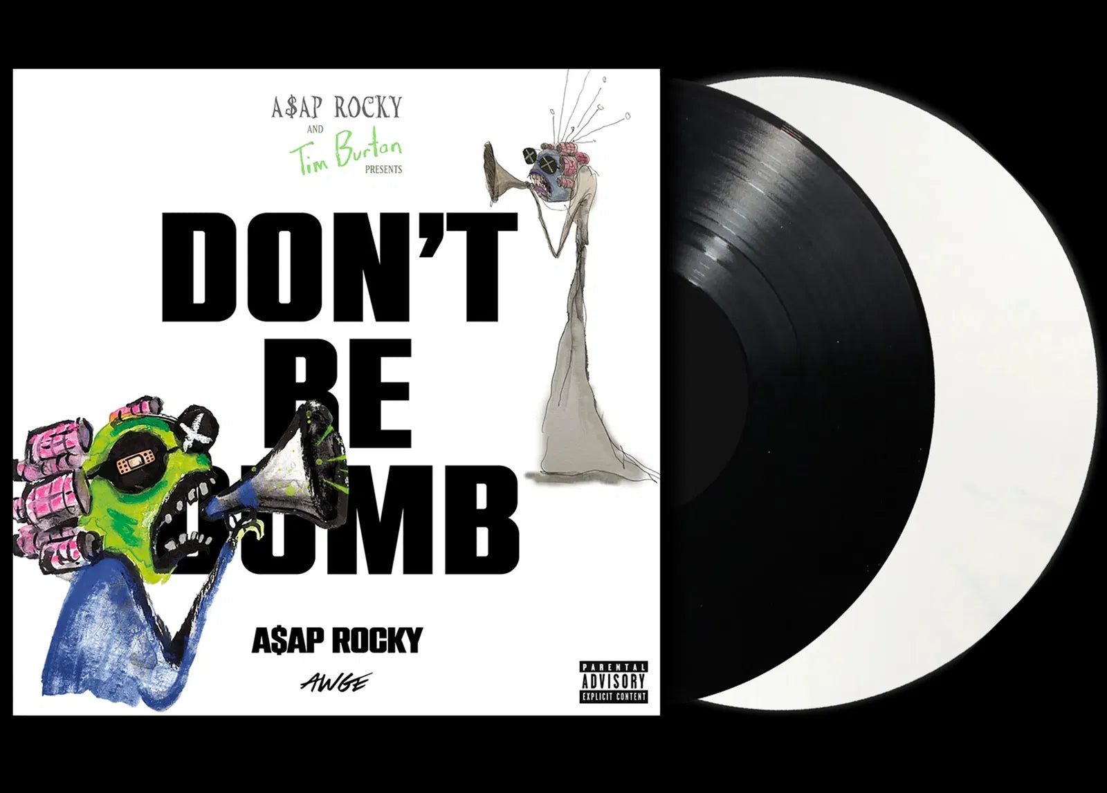 A$AP Rocky – Don't Be Dumb | Vinilo 2LP (1 Black & 1 White) USA
