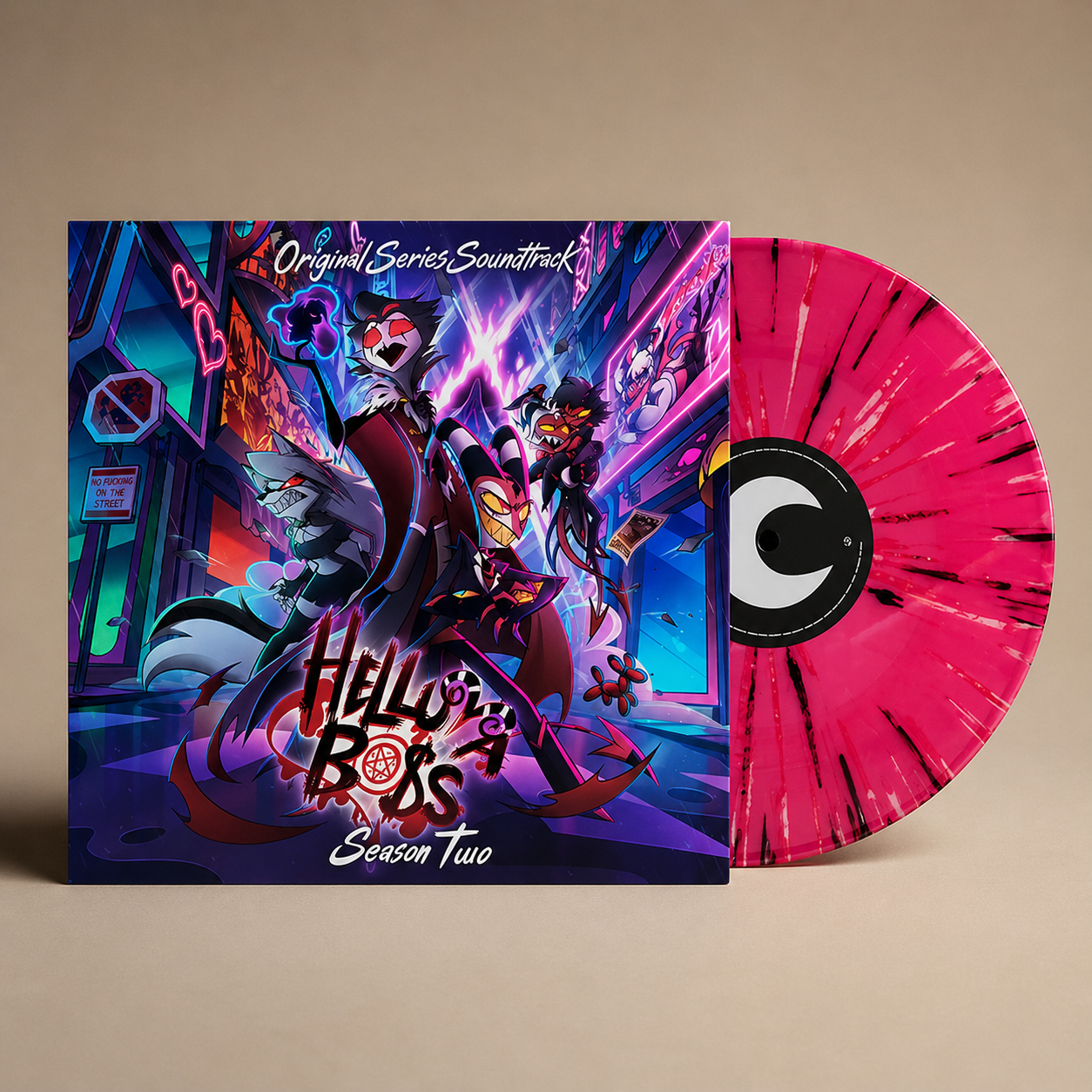 Helluva Boss: Season Two (Original Soundtrack) [Pink Splatter Vinyl] USA IMPORT - Black Vinyl Records Spain
