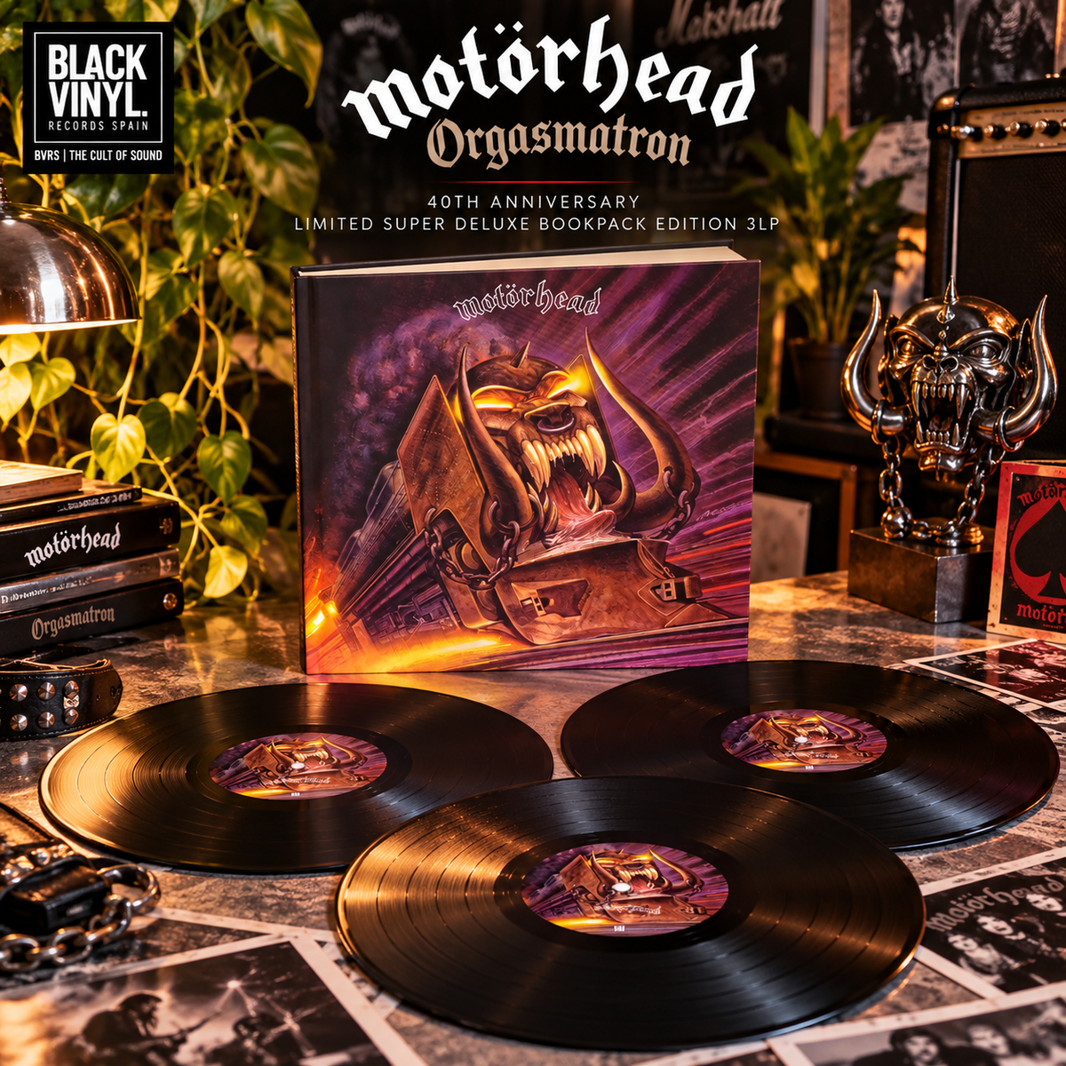 Motörhead - Orgasmatron (40th Anniversary) - Limited Super Deluxe Bookpack Edition 3LP