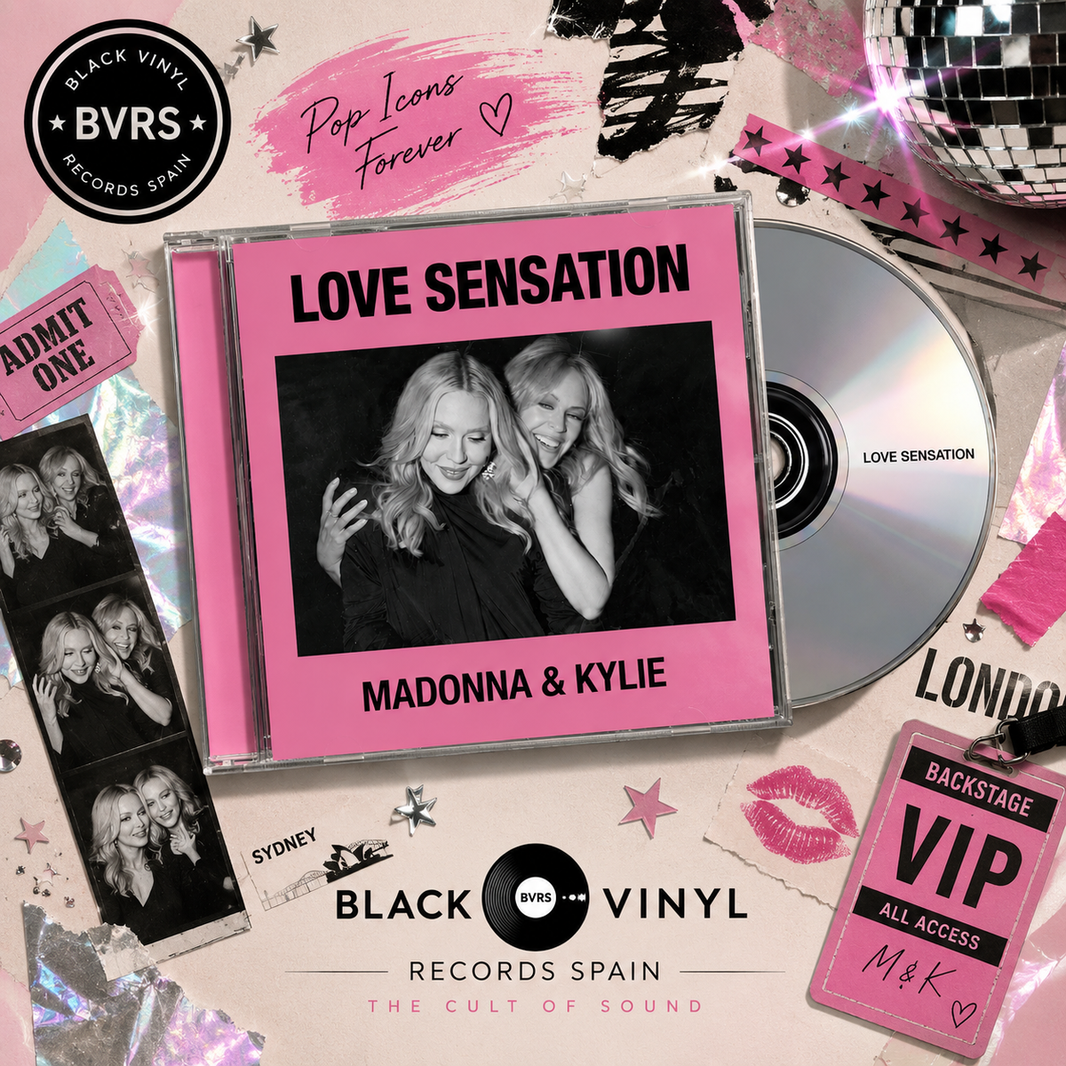 Madonna & Kylie – Love Sensation (AU CD Edition)