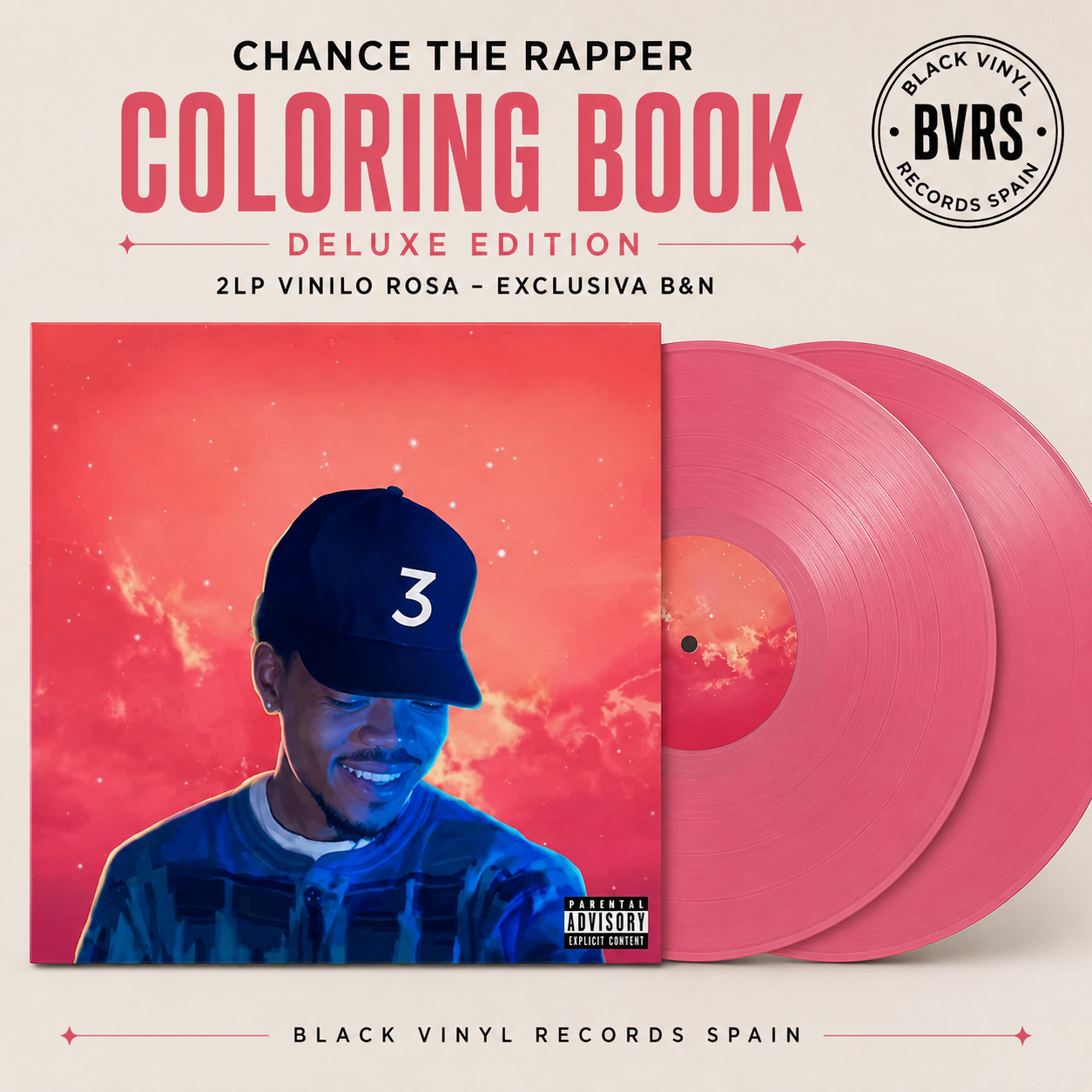 Chance The Rapper - Coloring Book Deluxe Edition (2LP Vinilo Rosa - Exclusiva B&N)