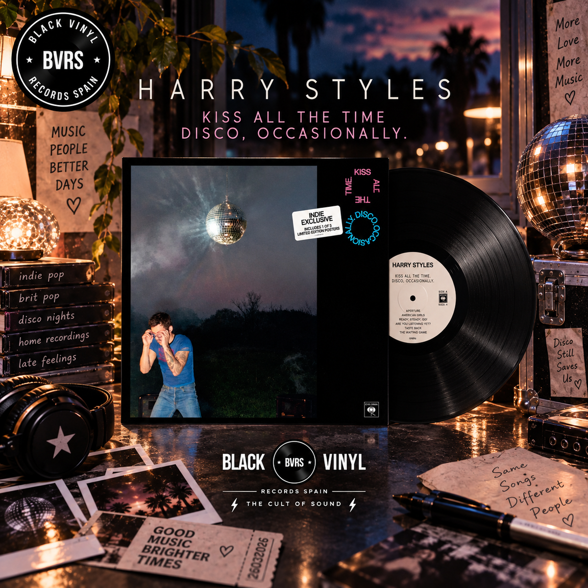 Harry Styles – Kiss All The Time. Disco, Occasionally. (Indie Exclusive Vinyl + Poster) [USA]