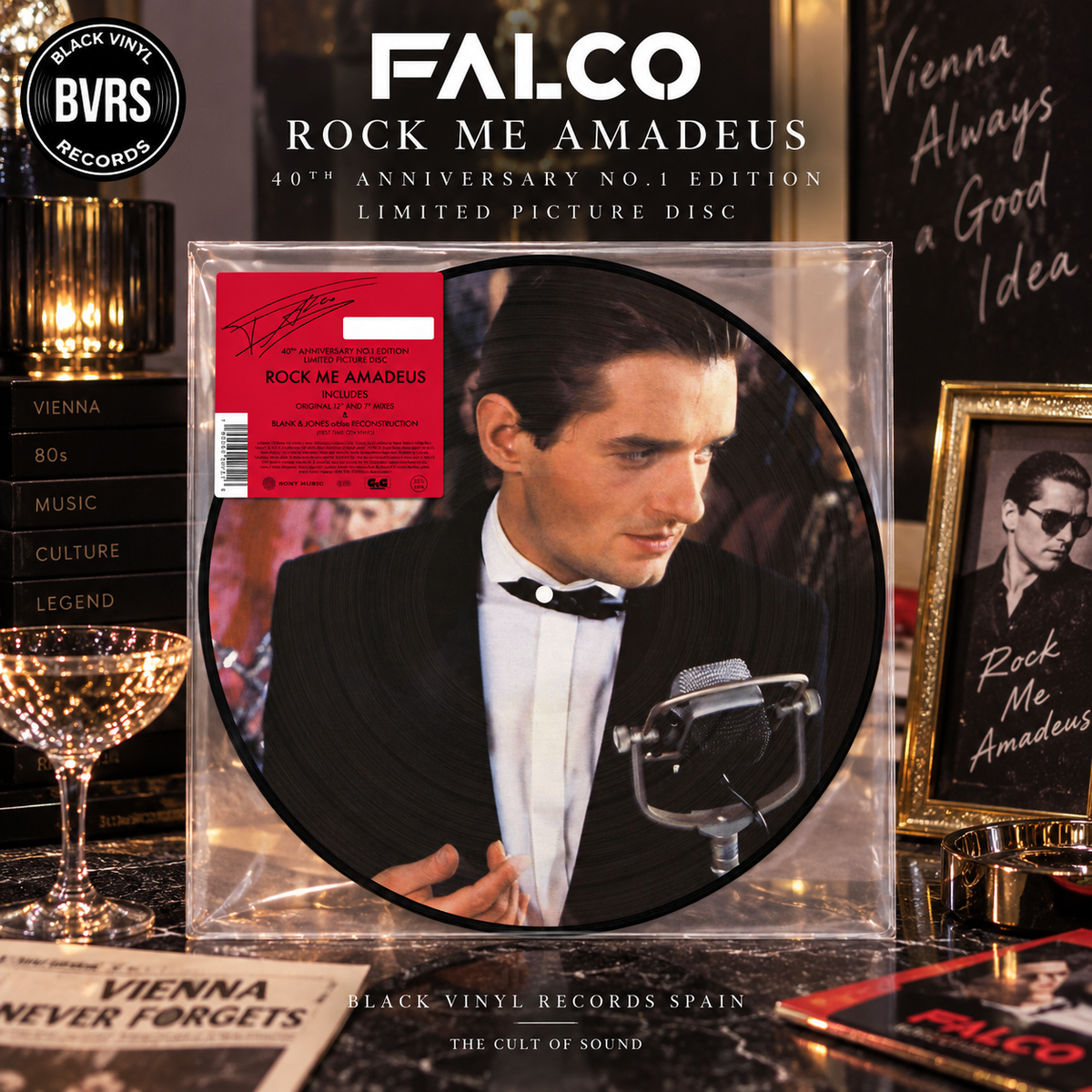 Falco – Rock Me Amadeus (40th Anniversary No.1 Edition) – Limited Numbered Picture Disc 12"