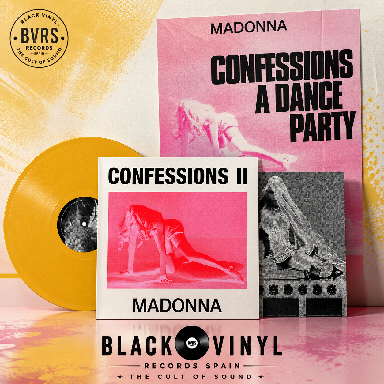 Madonna - Confessions II LP Exclusive Yellow Vinyl