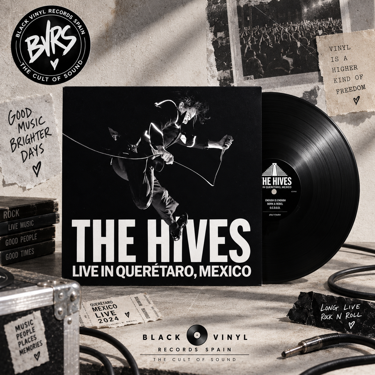 The Hives - Live in Querétaro, Mexico EP (10" Black Vinyl)