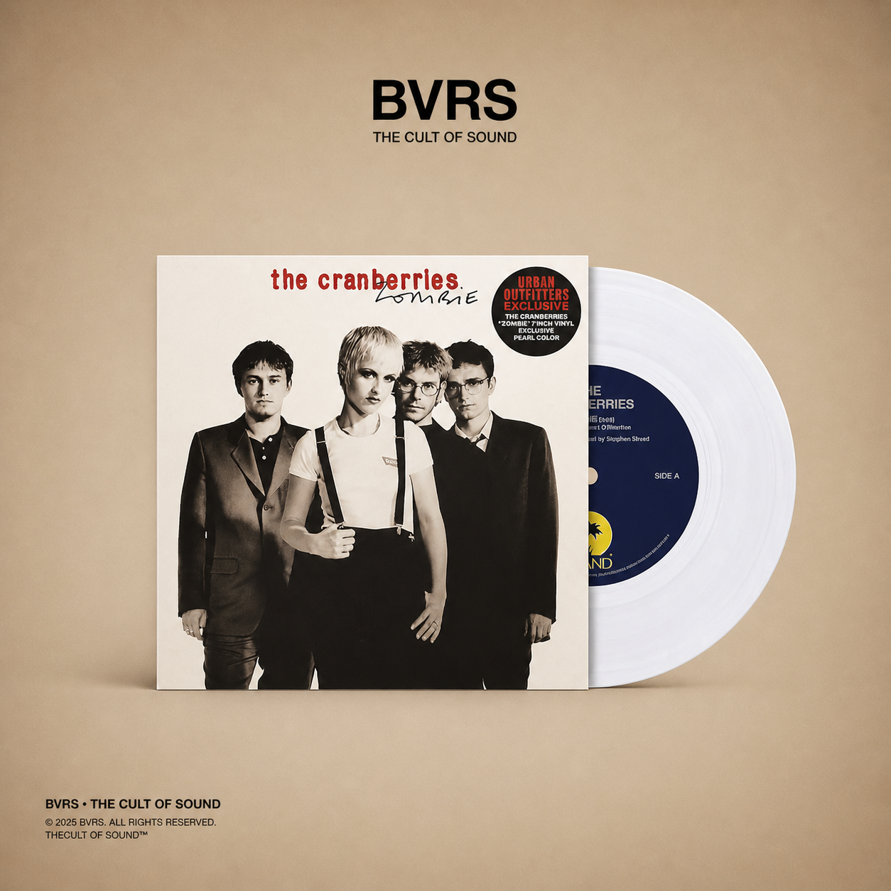 The Cranberries - Zombie Exclusive 7-inch Single USA - Black Vinyl Records Spain
