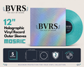 Pack 5 Fundas Exteriores Holográficas para Vinilos 12" Mosaic - Black Vinyl Records Spain