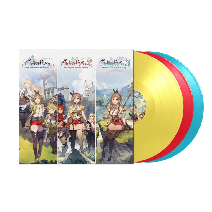 Atelier Ryza Trilogy (Lemon, Red & Light Blue Vinyl) 3 LPs