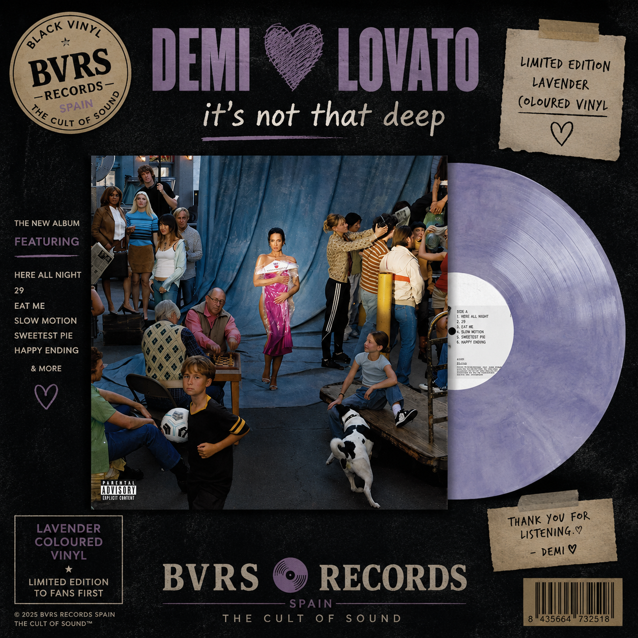 Demi Lovato - It's Not That Deep (Lavender Coloured) (LP)