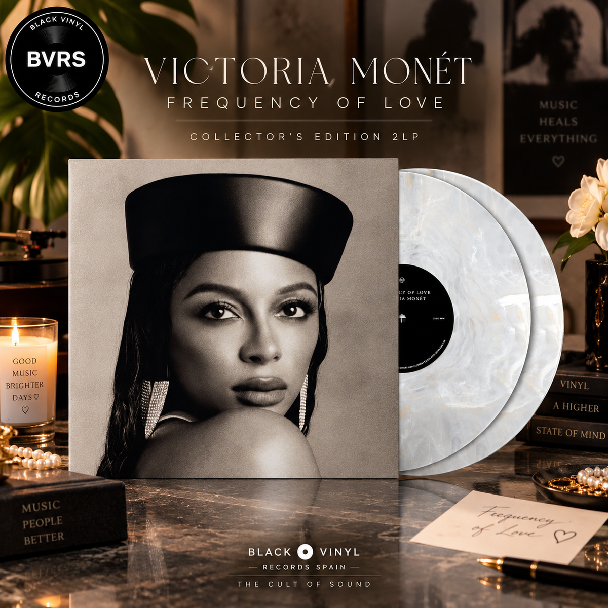 Victoria Monét - Frequency of Love - Collector's Edition Marble Blend 2LP