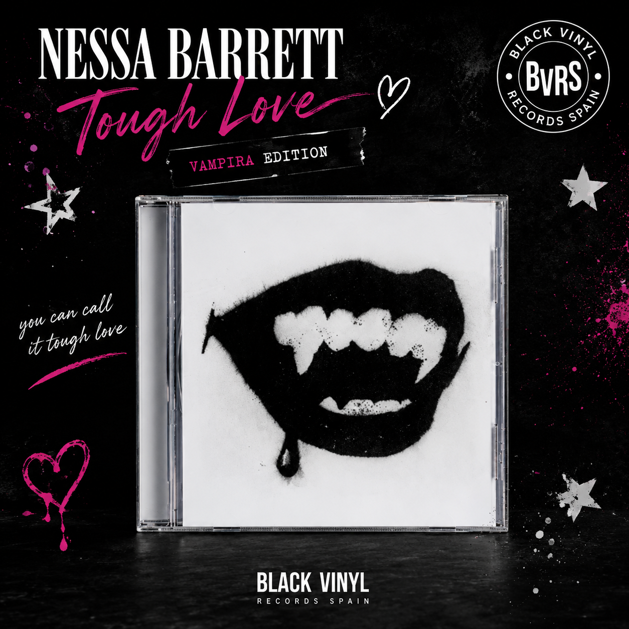 Nessa Barrett: Tough Love - CD (Vampira Edition)
