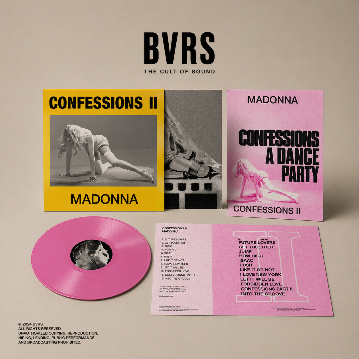 MADONNA - Confessions II [Hot Pink Vinyl] [Barnes & Noble Exclusive] USA IMPORT