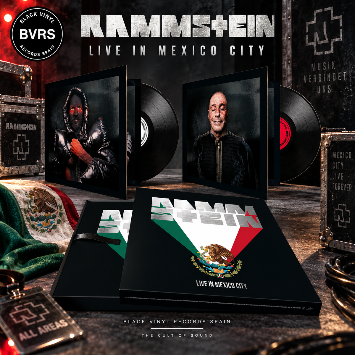 Rammstein - Live in Mexico City - 180g Black Vinyl 4LP Edition