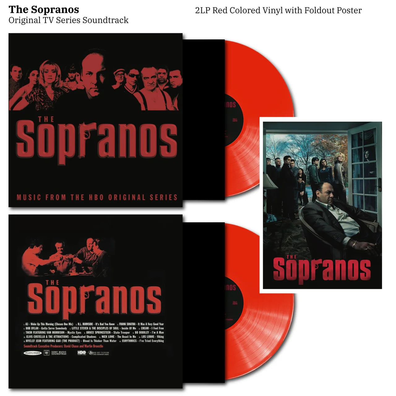 The Sopranos Original Soundtrack (Colored Vinyl) 2LP USA