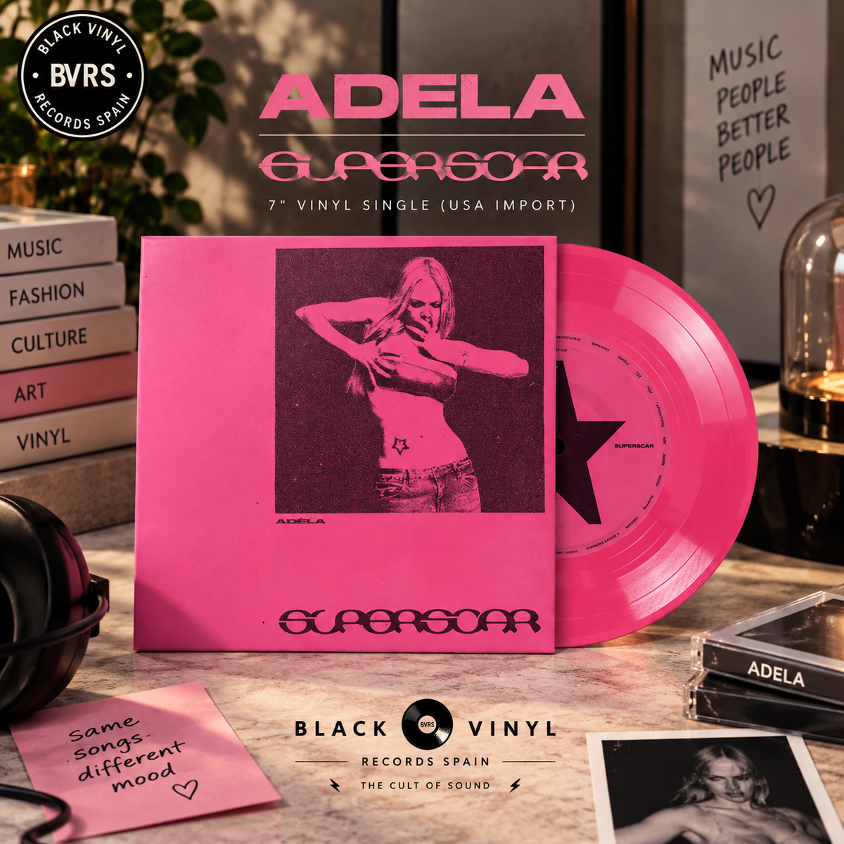 ADELA – Superscar 7" Pink Vinyl | Limited Edition – USA Import