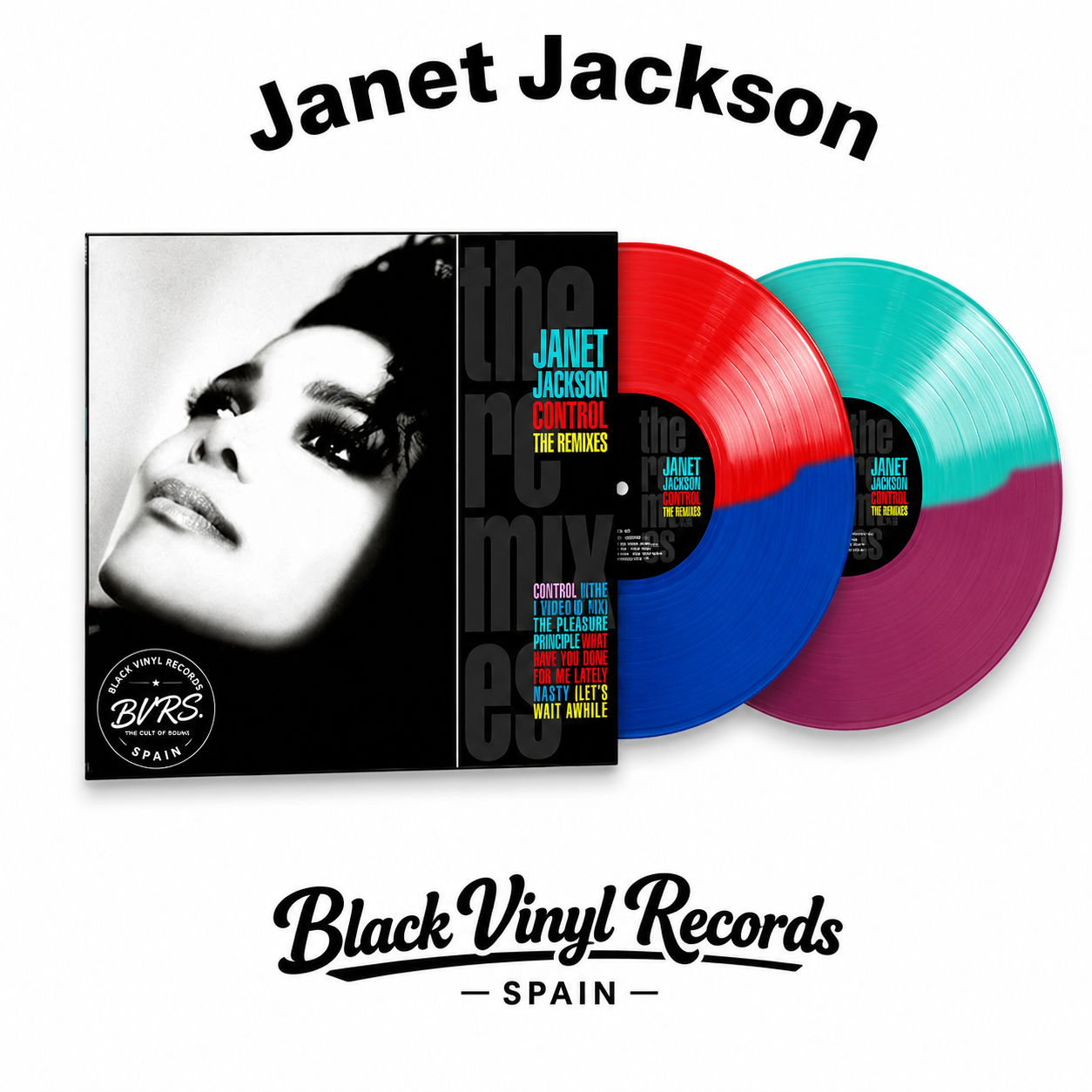 JANET JACKSON - Home Control: The Remixes Color 2LP
