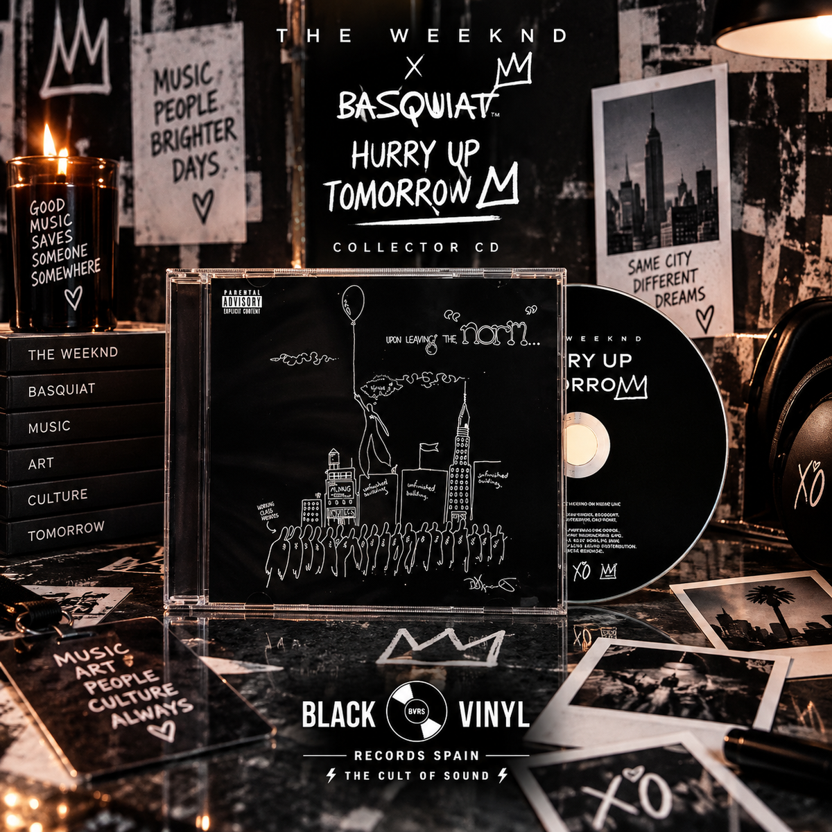 The Weeknd x Basquiat – Hurry Up Tomorrow | Collector’s Edition First Pressing CD + Signed Card