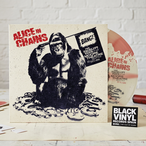 BVRS Alice In Chains Bang! con el vinilo ilustrado