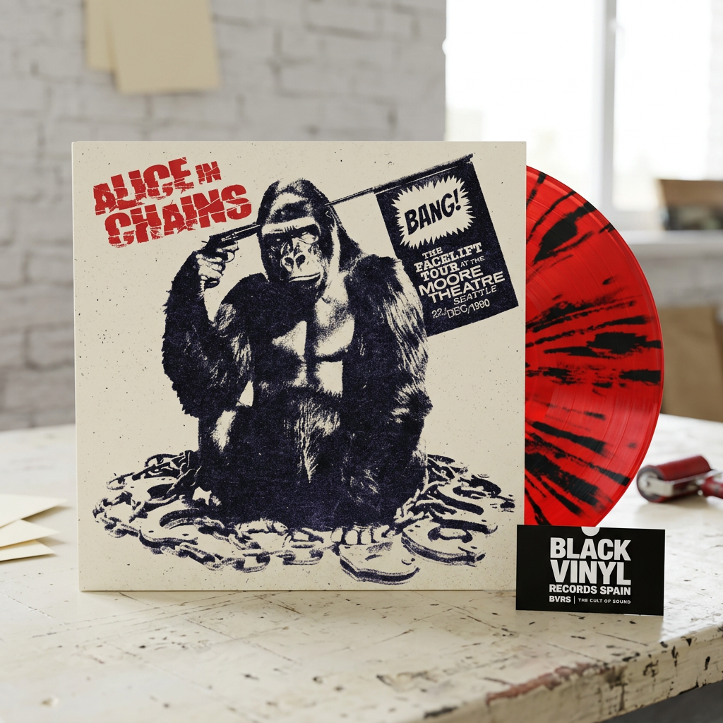 BVRS Alice In Chains Bang! Red & Black Splatter