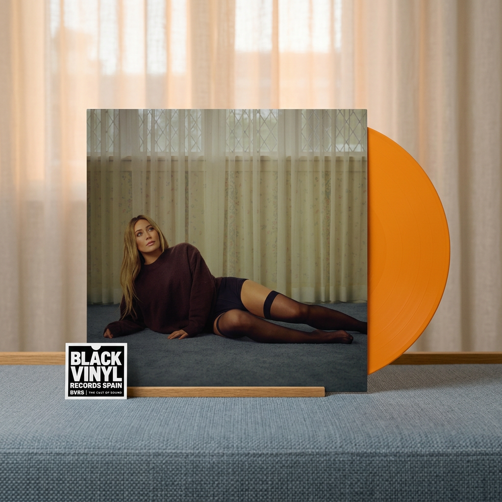 BVRS con cortinas crema y vinilo naranja
