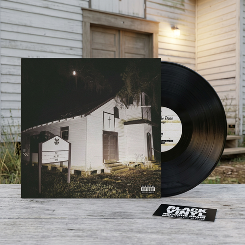 BVRS con entorno de capilla de madera blanca y vinilo negro
