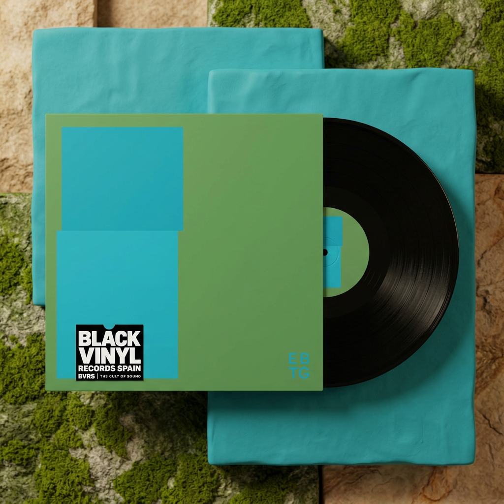 BVRS con portada verde y turquesa y vinilo negro