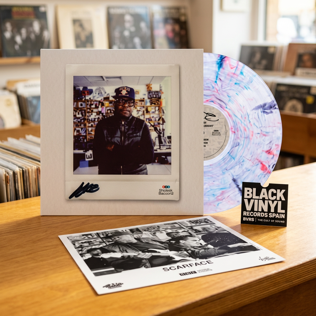 BVRS con vinilo multicolor y lámina de Scarface