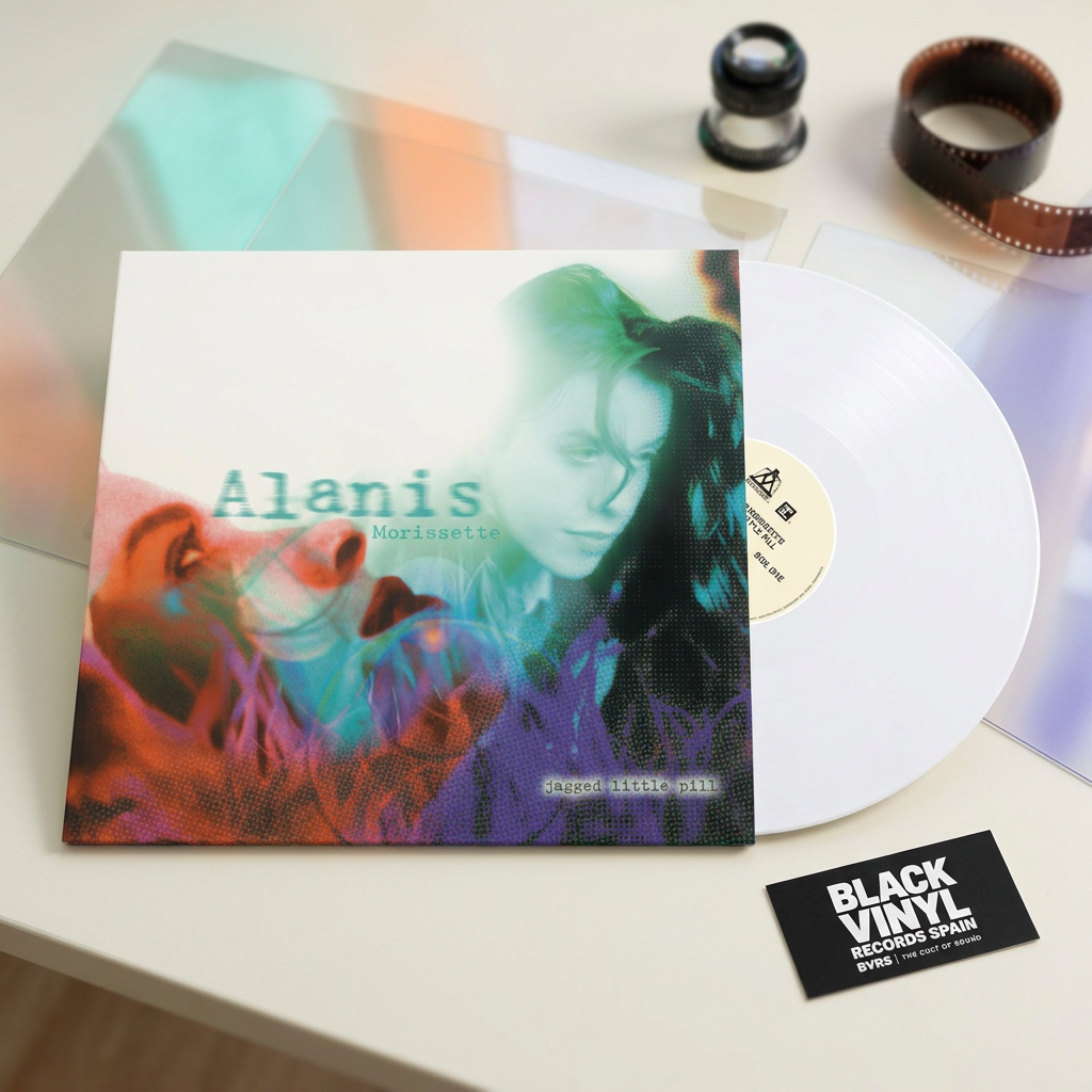 BVRS de Alanis Morissette Jagged Little Pill con vinilo blanco