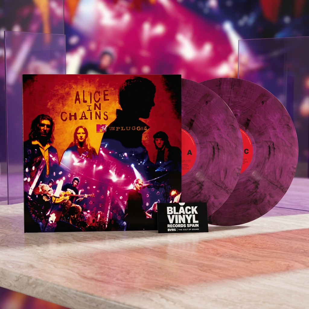 BVRS de Alice In Chains MTV Unplugged con dos vinilos violetas