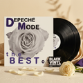 BVRS de Depeche Mode con rosa blanca y detalles violetas