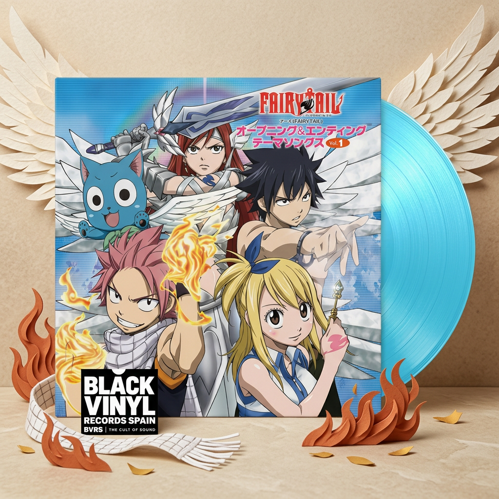 BVRS de Fairy Tail con escenario inspirado en las alas y las llamas de la portada