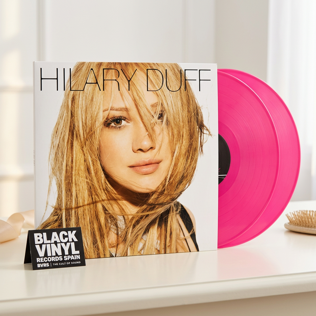 BVRS de Hilary Duff con dos vinilos rosas