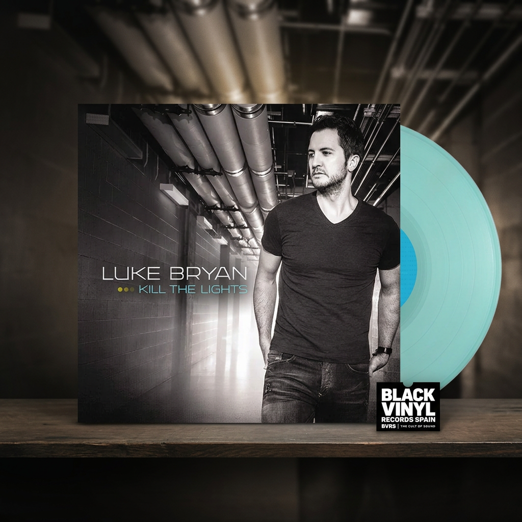 BVRS de Luke Bryan - Kill The Lights, con vinilo turquesa